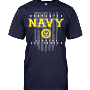 Undaunted Navy Tshirt
